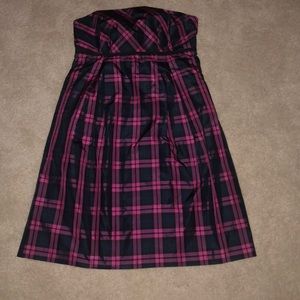 Vineyard vines silk strapless dress